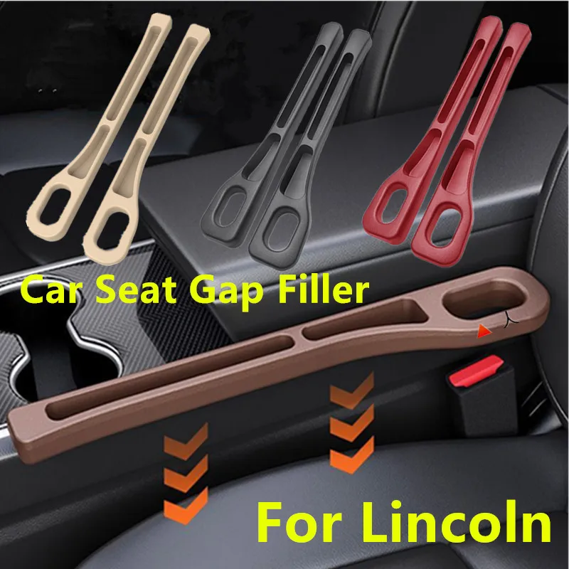 PU Car Seat Gap Filler Leak-Proof Filling Strip Anti-Drop With Hole For Lincoln Navigator Continental Nautilus Aviator MKZ MKX