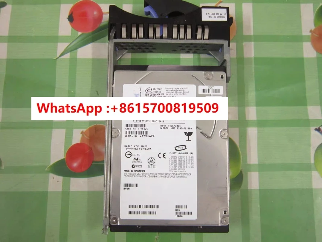 

Жесткий диск IBM X226/X236/X346 300G 10K SCSI 39R7312 40K1025 26K5823