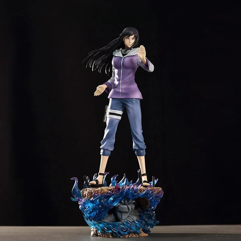 Manga Naruto Hyuga Hinata Figure 34cm PVC Statue Action Figures Collection Desktop Ornament Girl GK Children Birthday Gift