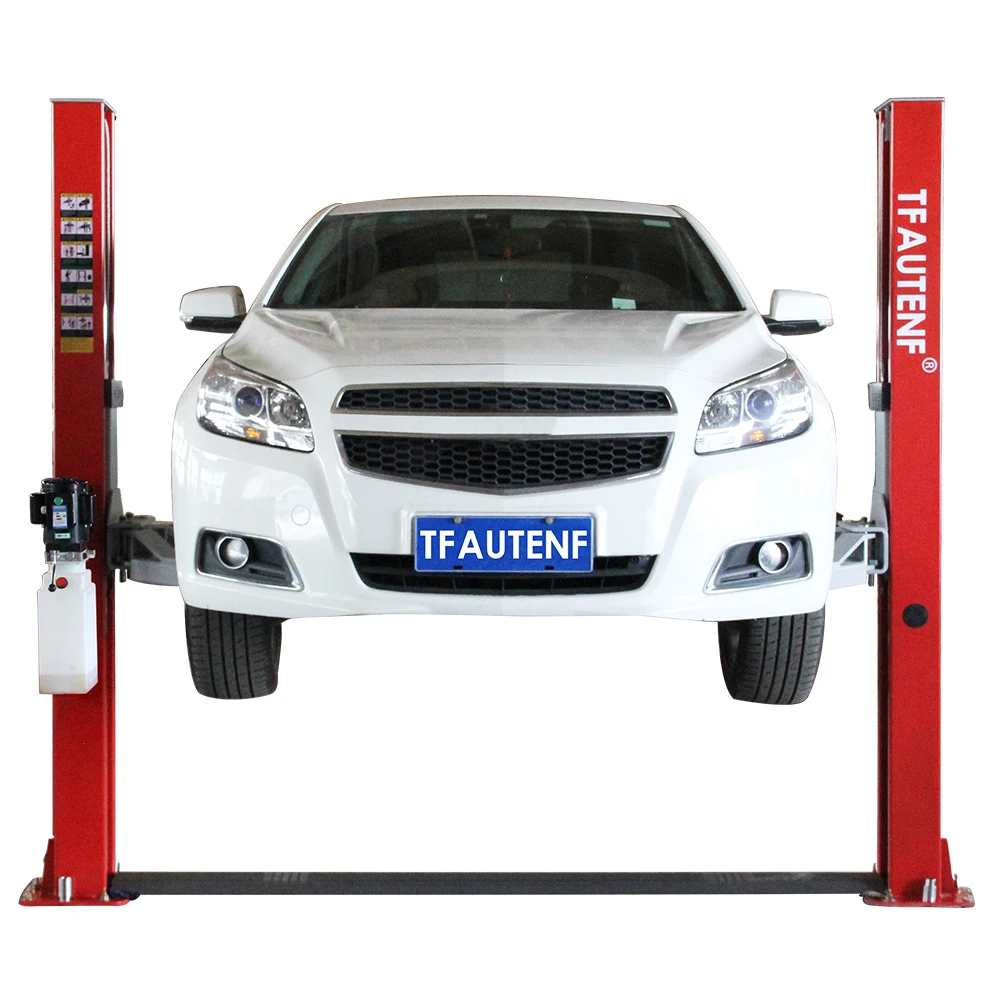 

Factory in stock CE cheap hydraulic manual unlock vehicle elevator car hoist 4 tons lifting 2 post car lift