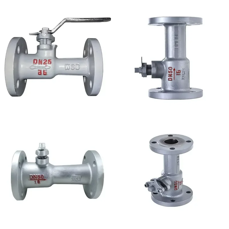 HanQian WCB QJ41M High-Temperature Resistant Flange Ball Valve Carbon Steel PTFE Sealing OEM 200 M/h Flow Rate 200 psi