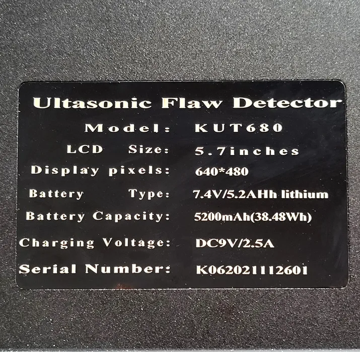 High Precision Digital Portable Ultrasonic Flaw Detector KUT680 Testing Equipment Factory Price Machine