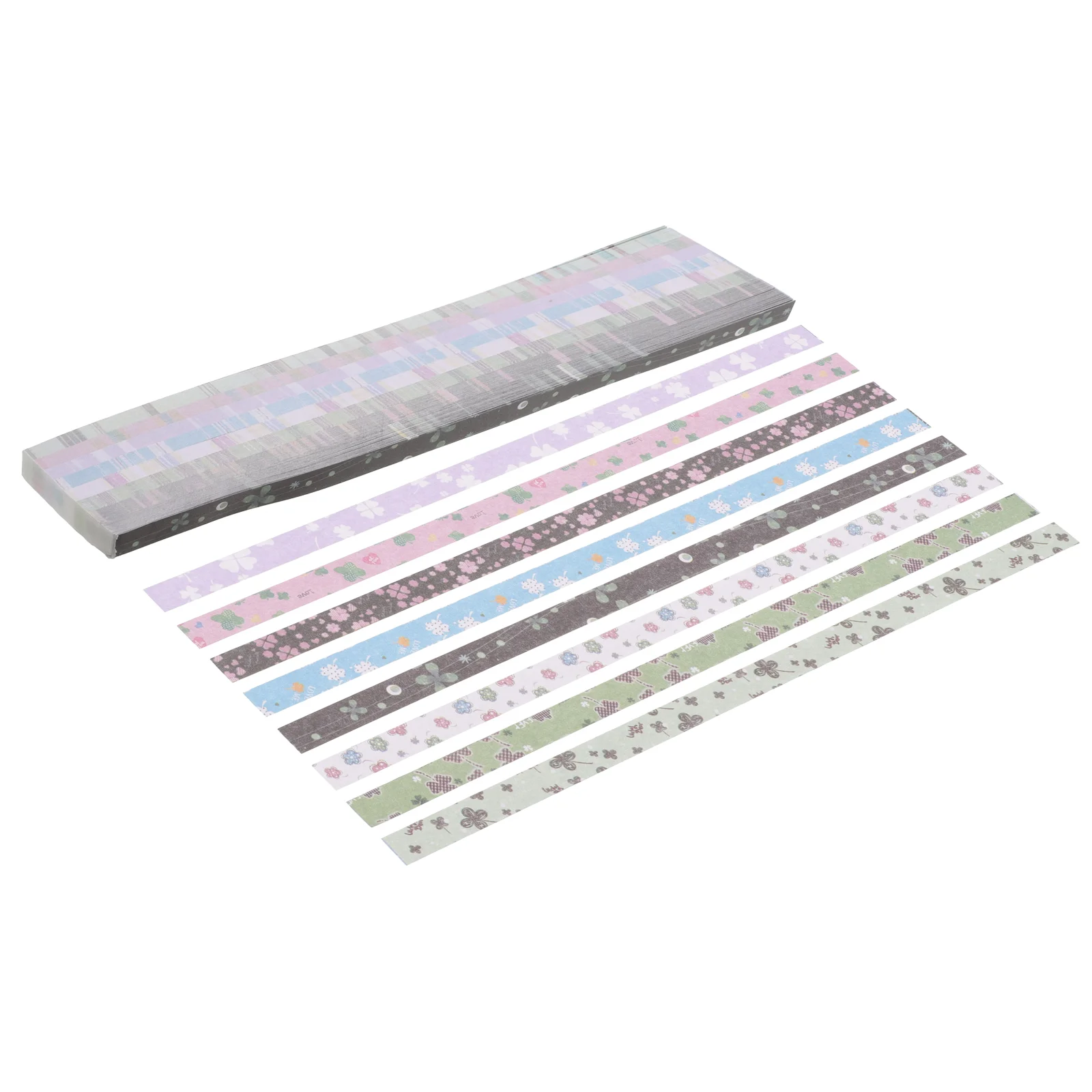 540 Pcs DIY Star Paper Strip Strips Origami Four Leaf Children Stars Party Students