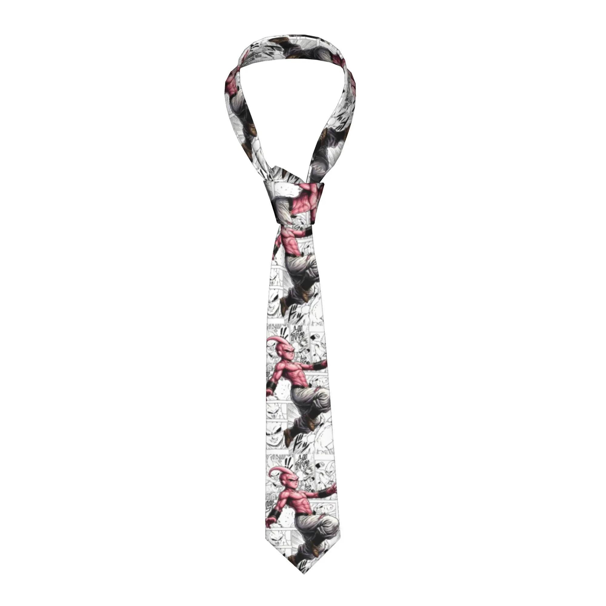

Fashion D-Dragon B-Ball Supers Buus Tie for Office Custom Men Cartoon Monster Majins Necktie