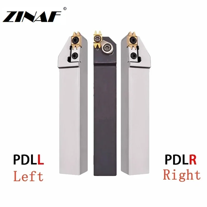 Pdlr-cimentado Carboneto Torno Ferramenta Belt Polia Cortador Pdl Cara 40 Graus Duplo Tooth Grooving Ferramentas Pdlr2023 2525 2.34 3.56