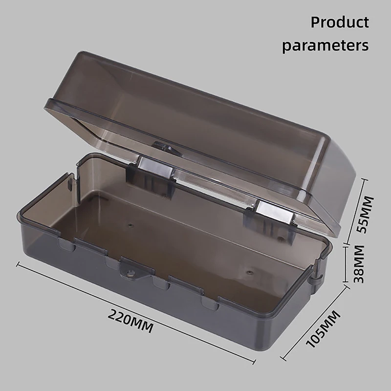 1 szt. Zewnętrzna skrzynka elektryczna, wodoodporna skrzynka do zarządzania kablami, odporna na deszcz i warunki atmosferyczne, wodoszczelna skrzynka na wtyczki do płyty rozdzielczej.