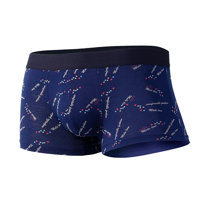 

Мужские модные трусы-боксеры с принтом, с объемным карманом и дышащим дизайном