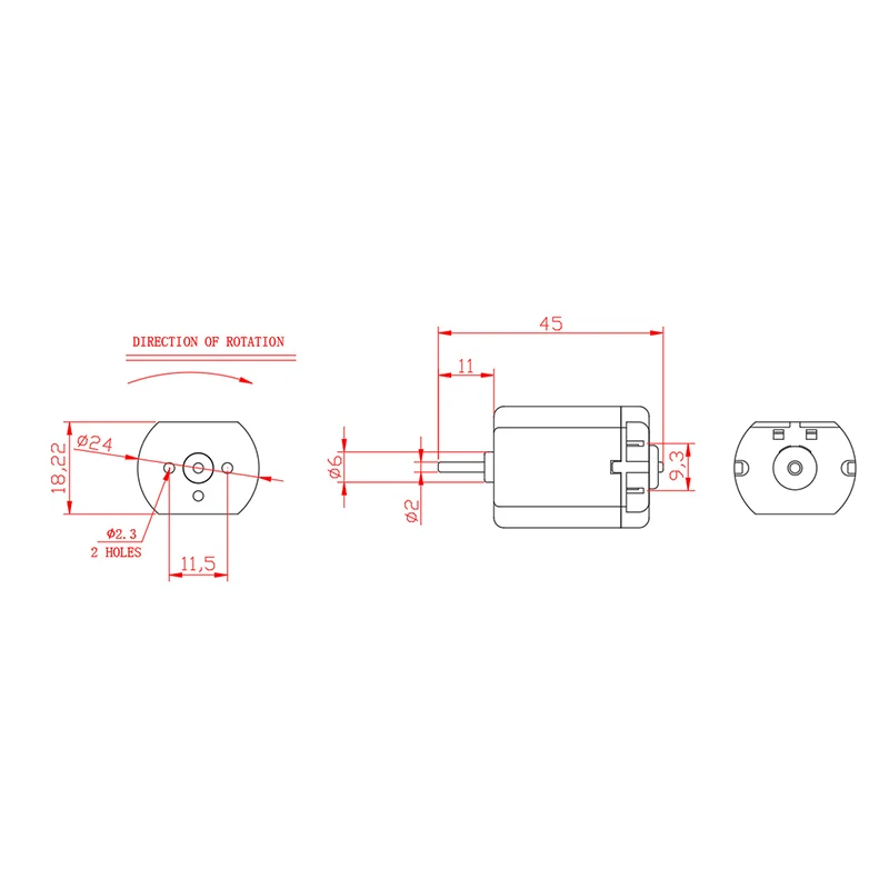 Actuador de bloqueo de puerta de coche de eje largo, reparación de Motor Mabuchi, Lexus, Toyota, 1 unidad, 12mm, envío directo