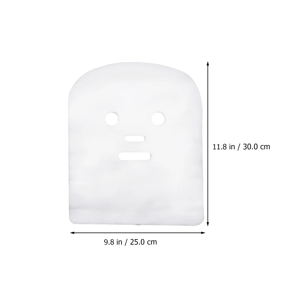 100 Uds gasa Facial precorte cubierta de gasa Facial hojas de máscara Facial desechables herramienta de belleza para el cuidado de la piel para polvo de máscara de algas marinas DIY