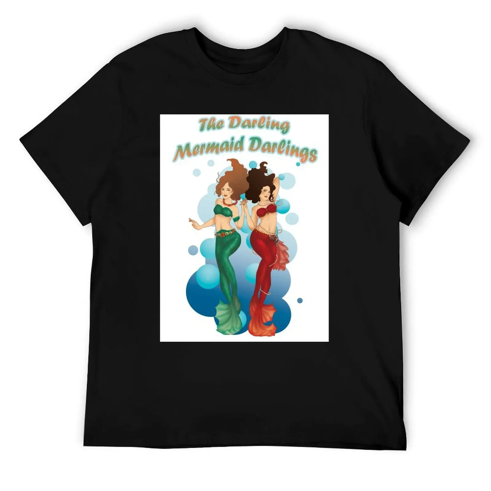 

The Darling Mermaid Darlings! T-Shirt t shirt man plain cotton tshirt 100% T-Shirt