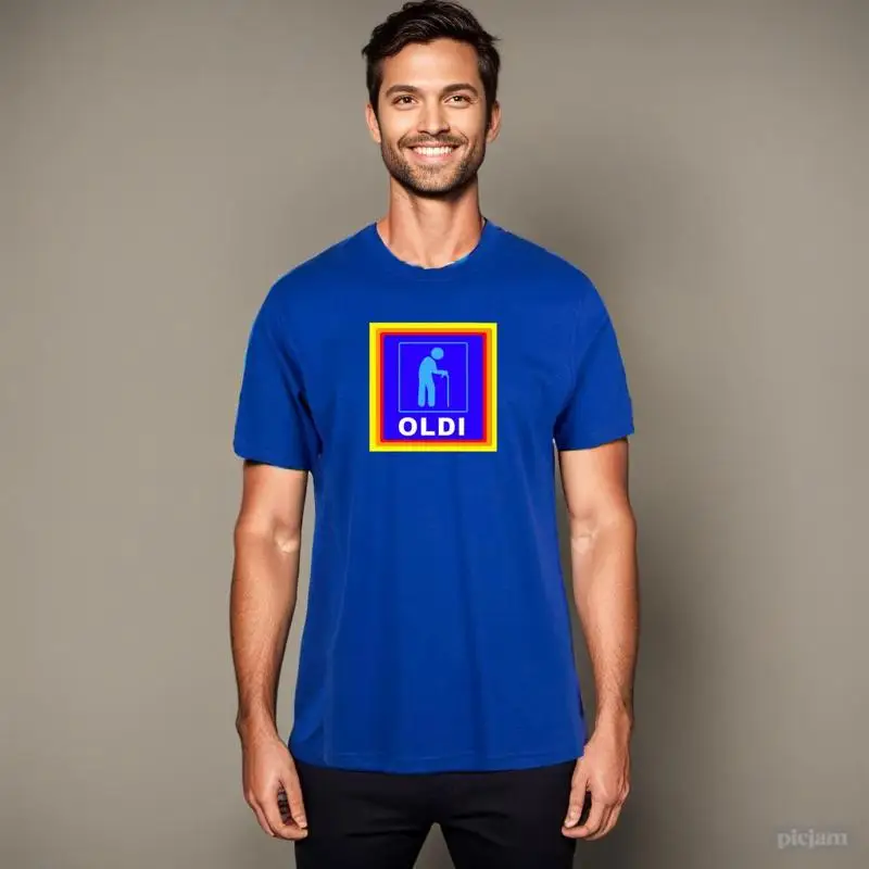 UNISEX TSHIRTS OLDI SUPERMARKET FUNNY GIFT NEW BARGAINS CHEAP DEALS SHOPPING