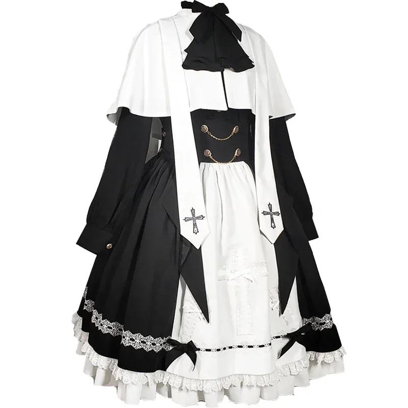 [Saint College Series-Discipline Inspection Department] Prince Lolita&skirt Suit Nun Gothic Dark