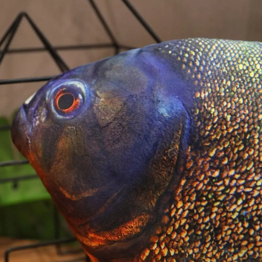 Fish Stuffed Perch Simulation Fish Pillow Grouper Stuffed Cartoon Fish Soft Lovely Fish Anime Pillow Living Room