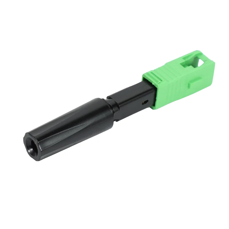 

AT29-50Pcs Ftth Embedded Quick Connector SC/APC Green Plastic Fiber Optic Connector
