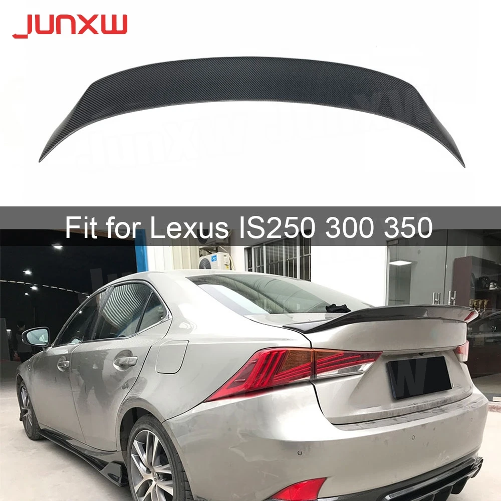 

Carbon Fiber FRP Duckbill Rear Trunk Wing Spoiler For Lexus IS250 300 350 IS F Sport Sedan 4 Door 2014-2018 Rear Spoiler