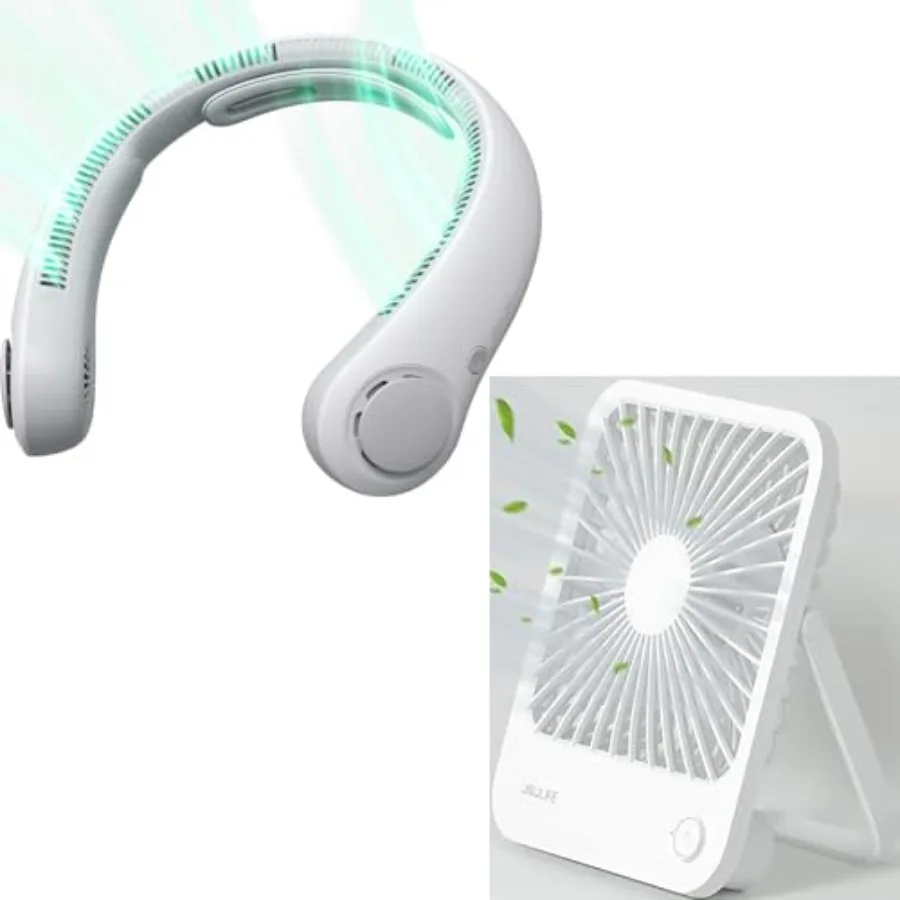 

Desk Fan, Portable Neck Fan
