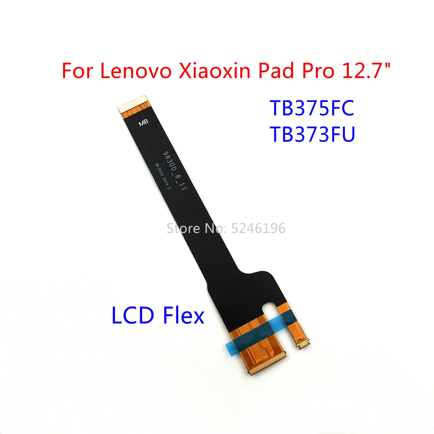 1pcs LCD Display Flex Cable Connect Mainboard Flex Cable for Lenovo Xiaoxin Pad Pro 12.7' Inch TB375FC TB373FU Replace Part.