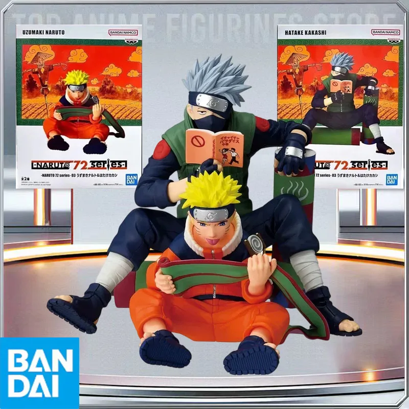 

BANDAI Genuine Banpresto NARUTO 72 Series Hatake Kakashi Uzumaki Naruto Anime Action Figures Collection Model Toy Holiday Gift