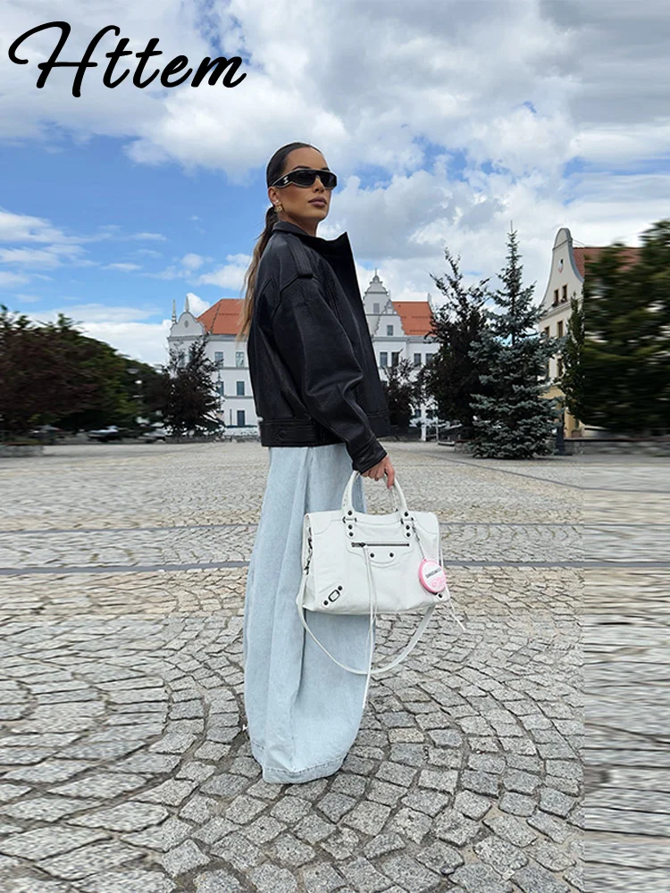 

Модные женские кожаные куртки с воротником-стойкой, однотонные женские куртки на молнии с длинными рукавами, осень-зима 202, повседневная женская уличная одежда