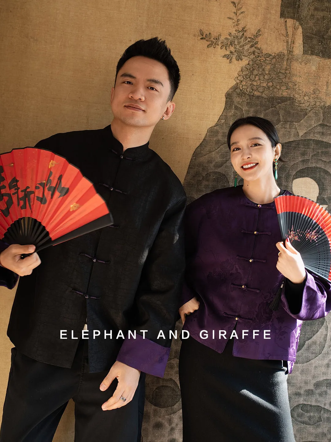 

New Chinese Sle Wealthy Purple Embroidered Top Men Women Long Sve Stand Fit Spring Faion Ladies Jaet Coat