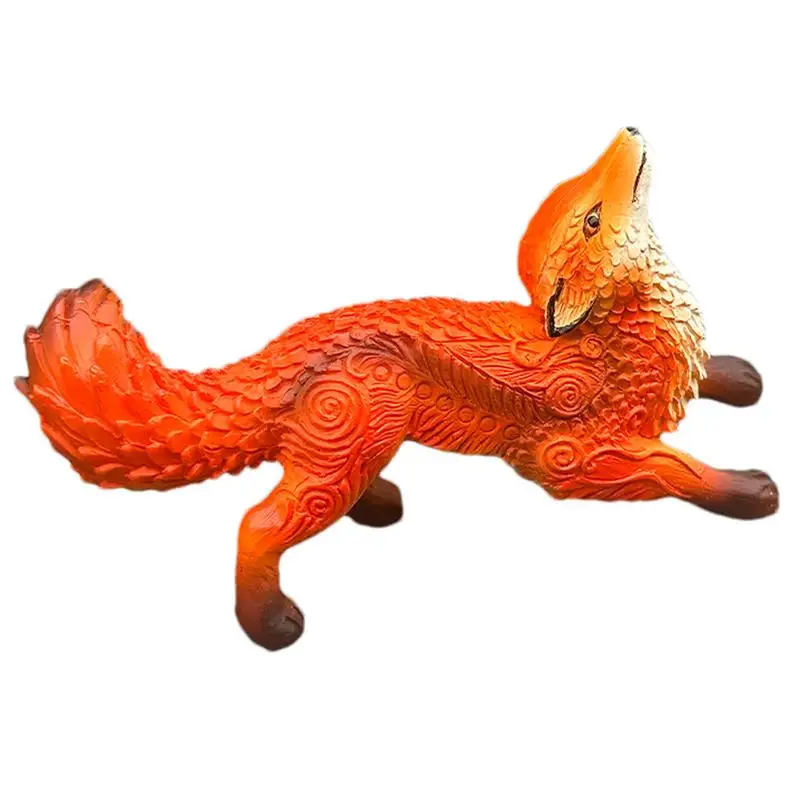 Resin Statues For Garden Resin Craft Animal Figurine Lawn Ornament Exquisite Desktop Ornaments Cute Sculpture For Indoor/Outdoor