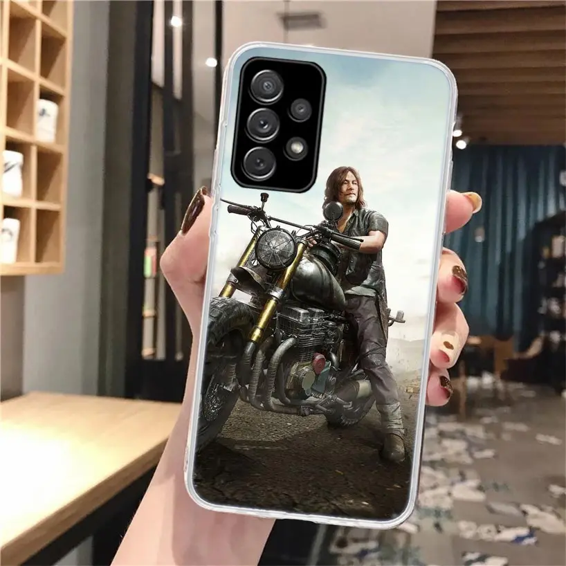 The Walking Dead Daryl Dixon Soft Phone Case For Samsung Galaxy A14 A13 A12 A15 A54 A53 A52 A55 A34 A33 A32 A35 A24 A23 A22 A25