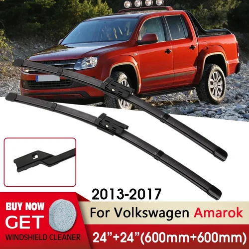 Imagen 1 del producto Limpiaparabrisas delantero de coche, 24 ""+ 24"", para Volkswagen Amarok 2013 2014 2015 2016 2017, limpiaparabrisas delantero, accesorios para automóviles
