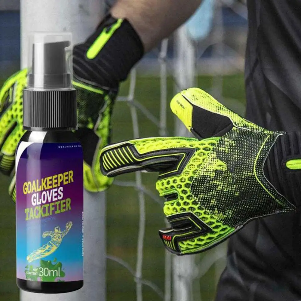 1 Stück Anti-Rutsch-Spray Fußball torhüter handschuhe Anti-Rutsch-Spray Torwart griff Handschuh kleber für verbesserte Handschuhe Tackifier s x8g6