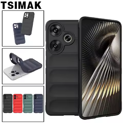 Silicone Case For Xiaomi Poco C65 F6 X6 M6 Pro F5 X5 M5 M5S Little X3 NFC F3 Poko F4 X4 GT M4 Pro 4G 5G Anti-drop Phone Cover