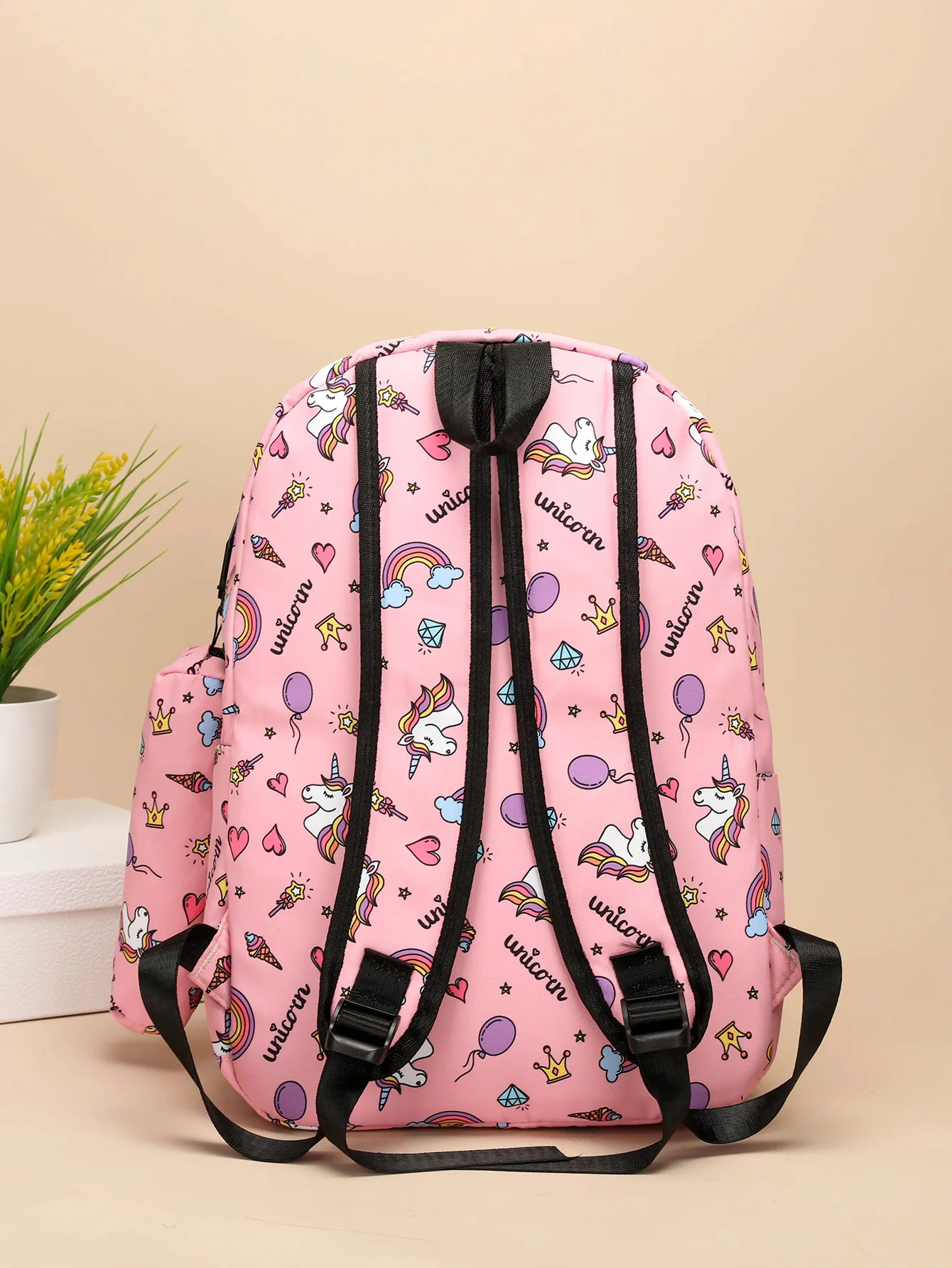 Cartoon Excavating Machinery Backpack 3 Piece For Girls Boys Teens Elementary Bookbag Combo Set with Lunch Box and Pencil Bag