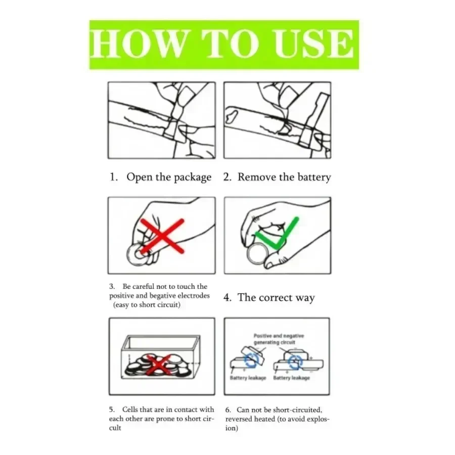 2-100 قطعة AG4 LR626 ساعة بطارية قلوية زر البطارية 1.55 فولت 377 SR626SW 377A CX66W خلية عملة البطارية لمشاهدة اللعب على مدار الساعة #6