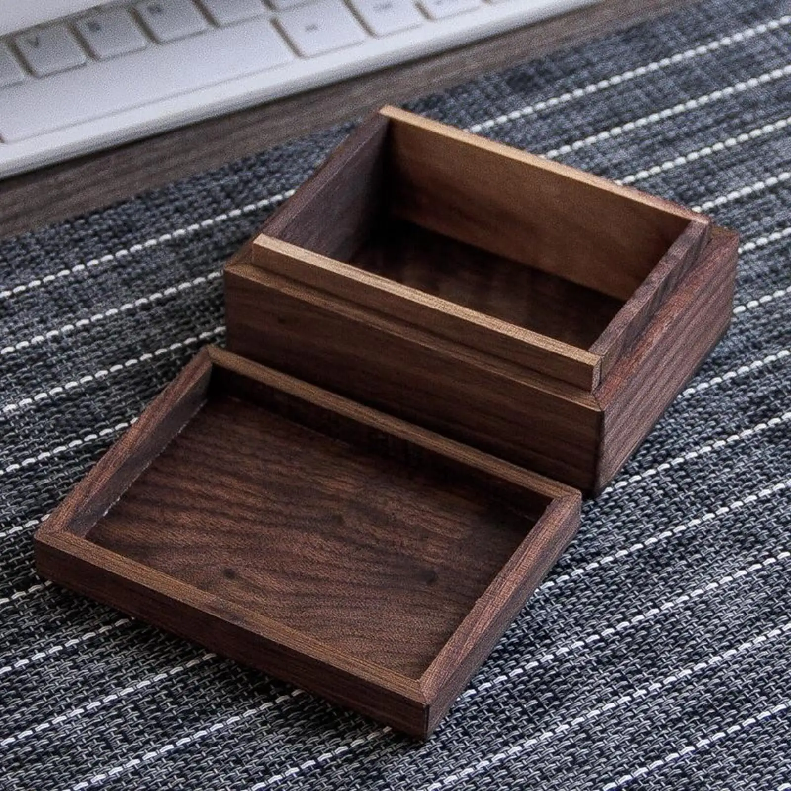 Wooden Jewelry Organizer Box Multipurpose Decorative Jewelry Case for Home