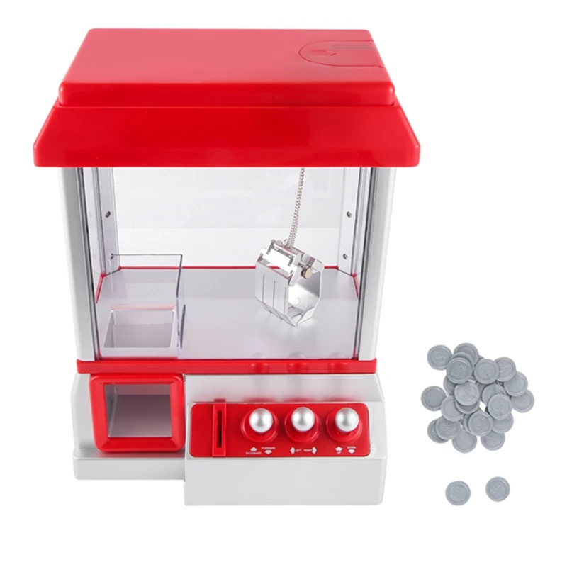 

M05K детский мини-аркадный игровой автомат, торговая музыка, захват конфет, монетный автомат с когтями, игрушка в подарок для детей