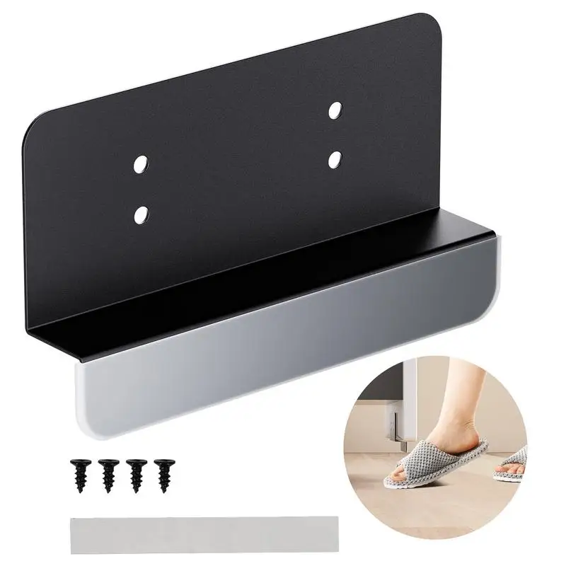 Garbage Drawer Foot Pull Metal Trash Drawer Handless Handle Touchless Cabinet Opener Under Cabinet Foot Pull For Kitchen