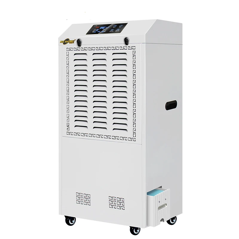 

High efficiency 240 pints refrigerant dehumidifier removable water tank portable industrial dehumidifier