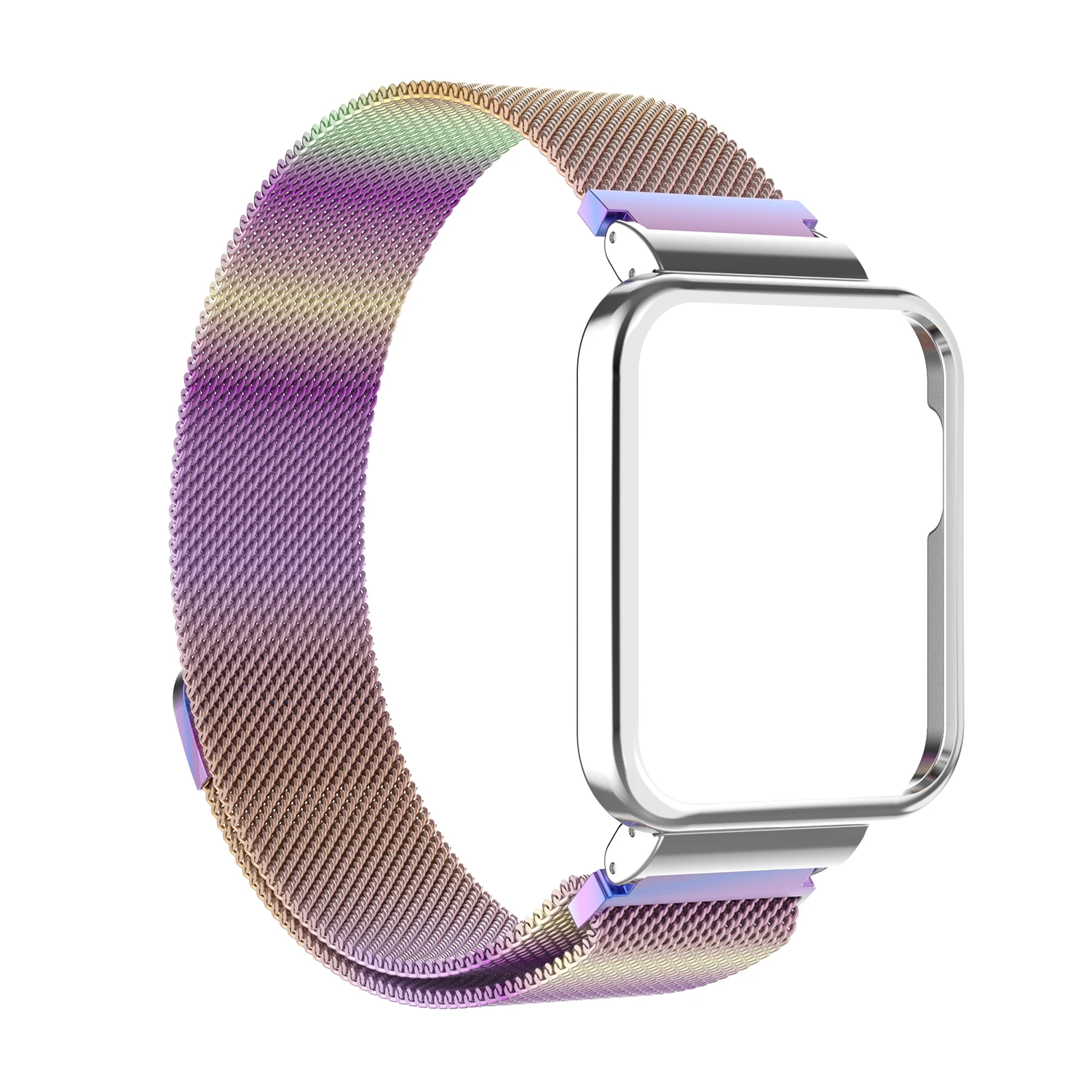 Milanese loop For Xiaomi Mi Watch Lite strap Metal Magnetic Band Redmi watch 2 lite/Redmi watch 1 2/Horloge 2 Bracelet+Case