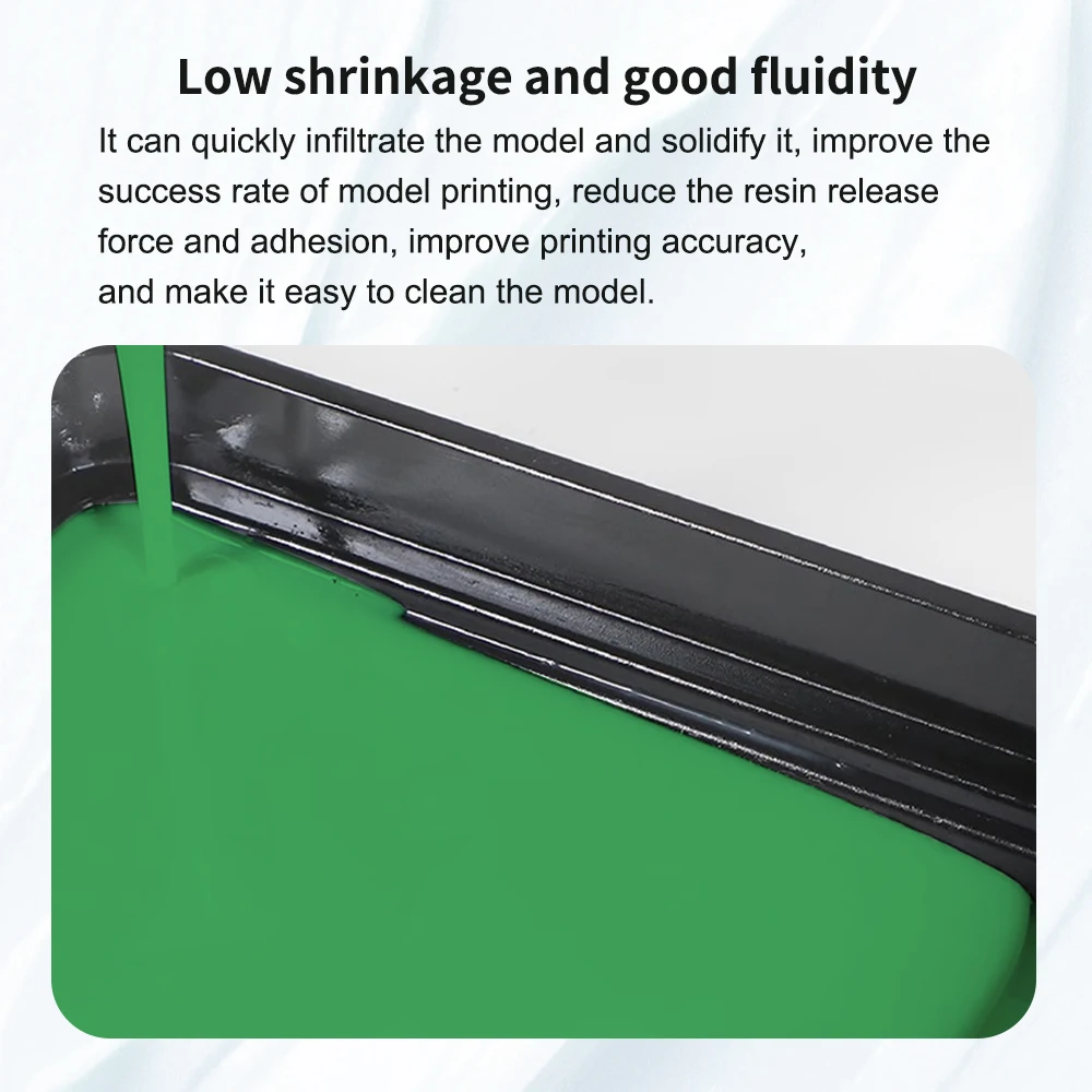 Żywica dentystyczna Antinsky Castable Dental Smart Quick Curing Excellent Precision 1kg do drukarek 3D Anycubic Elegoo Creality Sunlu — zdjęcie produktu 5