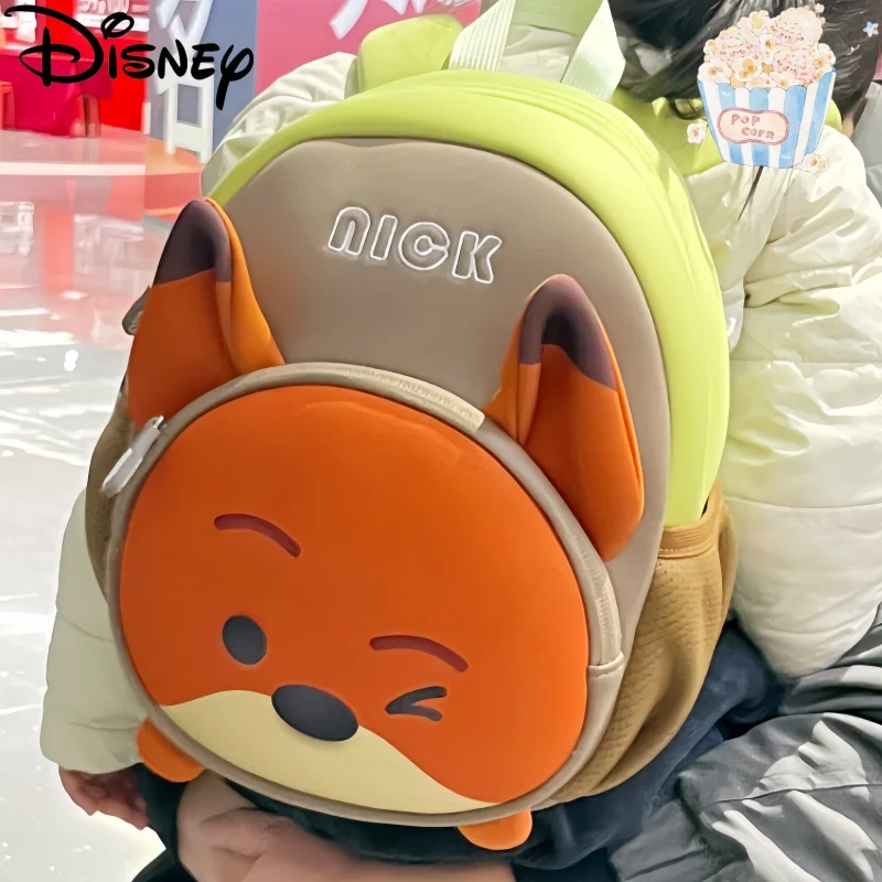 

Детский дошкольный рюкзак Disney Nick & Judy Hopps — ультралегкая сумка для малышей с милым мультяшным рисунком для девочек и мальчиков, идеально подходит для активного отдыха