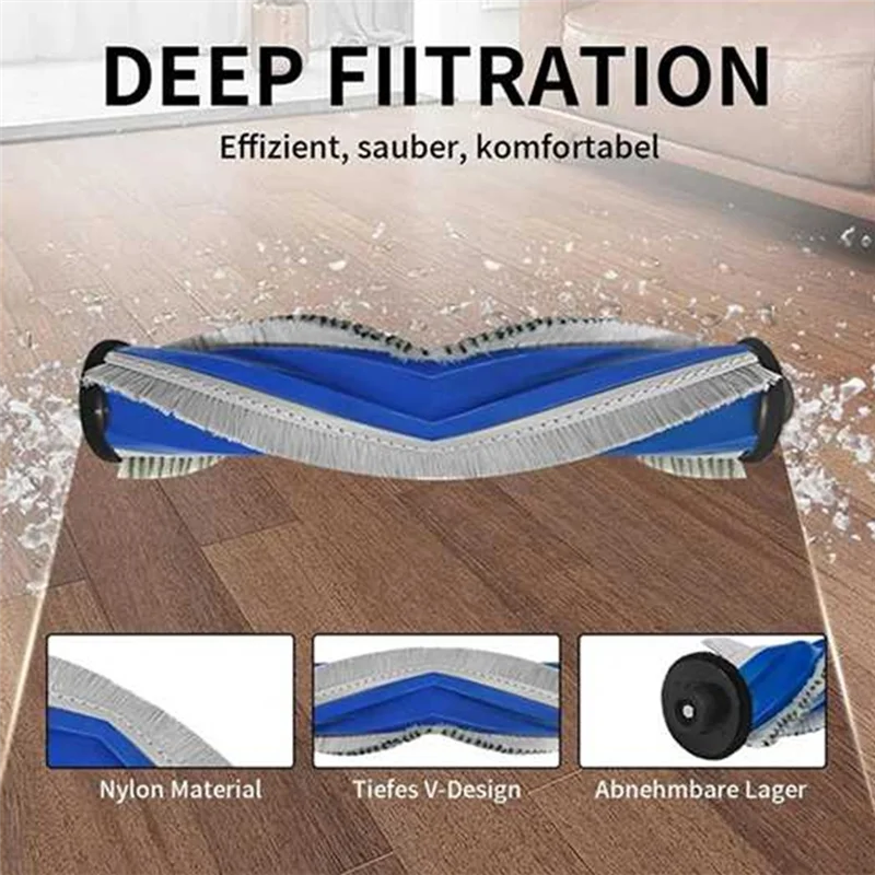 9 Pcs For Ecovacs T30S / T30S AI / T30S COMBO / T30S PRO / T30S PRO OMNI Robot Vacuum Cleaner Parts Replacementa83x