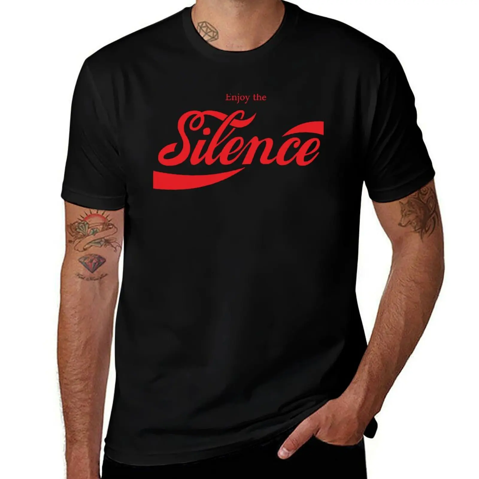 

DM, Enjoy the Silence T-Shirt Casual Basic Short Sleeve T-Shirt