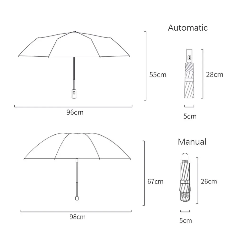 Cute Capybara Umbrella New Dual Use Black Glue Parasol Sun Protection Anti-UV Three-fold Umbrella