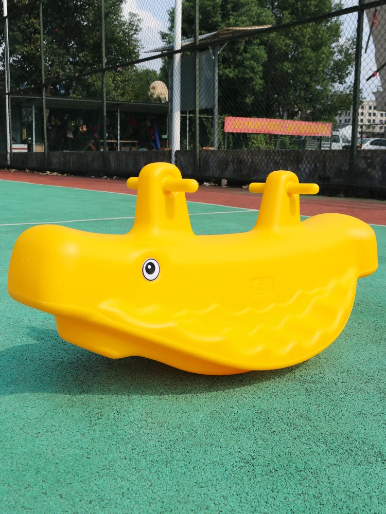 Jouet de scie transparente d'extérieur pour enfants de la maternelle, équipement d'équilibre, jeu pour bébé, ensemble de balançoire en plastique pour deux personnes pour enfants