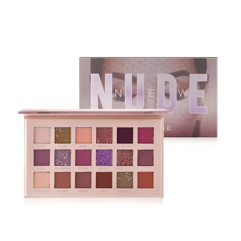 18 Kleuren Zonsondergang Magische Oogschaduw Plaat Parel Matte Aarde Kleur Koreaanse Make-Up Oogschaduw Glanzende Pailletten Oogpigmenten Blijvende Make-up