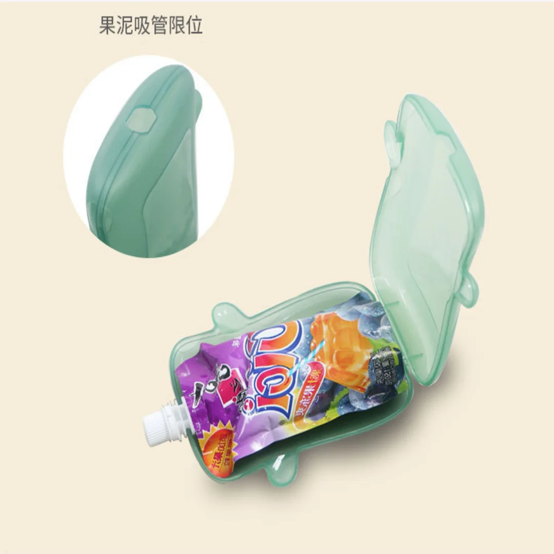 Baby en Baby Anti-Squeeze Fruit Puree Box Baby Yoghurtzak Voeden Tool Kind Servies Babyvoeding Container