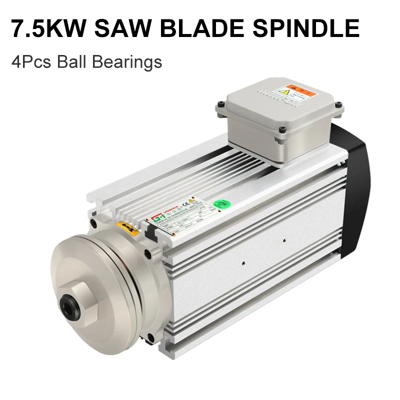 Saw Blade Motor 7.5kw 6000rpm Clip Saw Blade Spindle Woodworking Straight Clip Grinding Wheel Polishing Cutting Motor