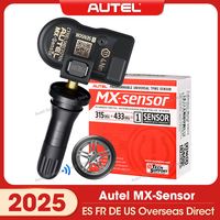 Autel MX-Sensor TPMS Sensors 2in1 315MHz + 433MHz Frequencies Press-in Tire Replacement Autel Sensor Work with TS501 pro TS508WF