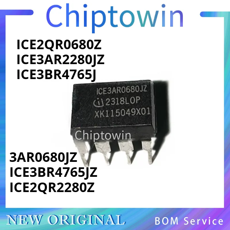 5/50/500 pcs ICE3AR2280JZ ICE2QR0680Z ICE3BR4765J ICE2QR2280Z DIP-7 Power Controller W7