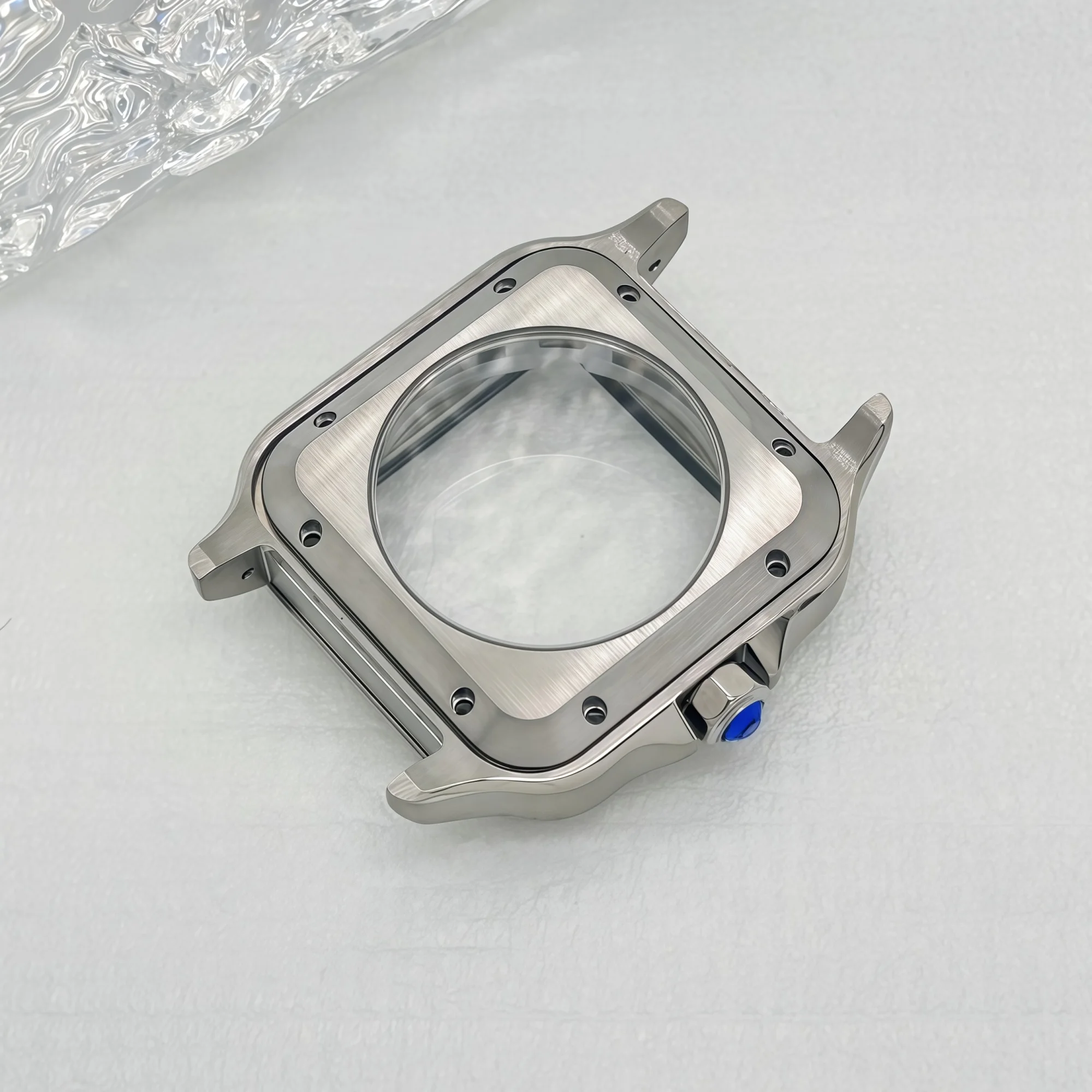 Gold Black Silver 38mm Case Watch Repair Modification Parts for Sandoz NH35 NH36 Watch Automatic Movements Hands Fits 27mm Dial image 6