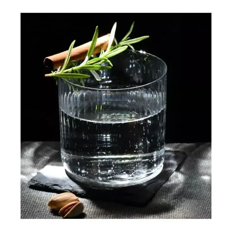 Crystal glass wind juice cup Cocktail Retro whiskey Personality creative vertical cup