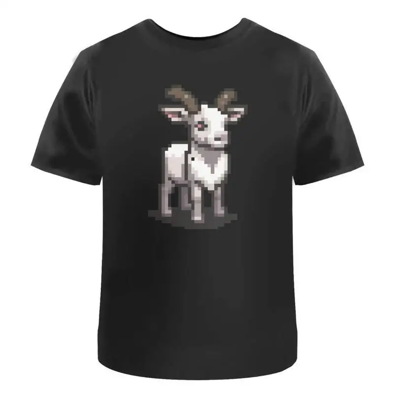 

Хлопковая футболка Pixel Art Goat Ta043956